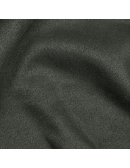 Tessuto scamosciato elasticizzato - Verde kaki scuro