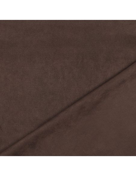 Tessuto scamosciato elasticizzato - Marrone