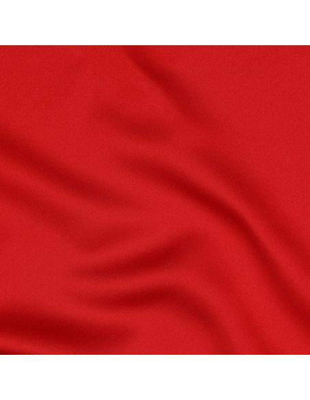 Tessuto micro satinato effetto seta - Rosso