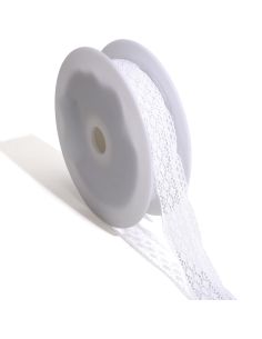 Pizzo Clémence 25mm - Bianco