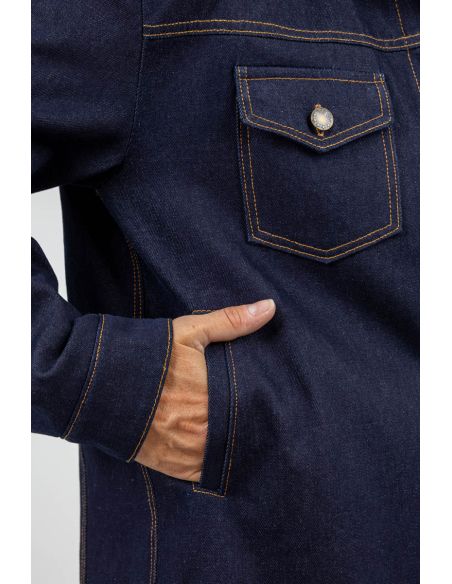 Modello di giacca in jeans e da lavoro Gold - I am patterns