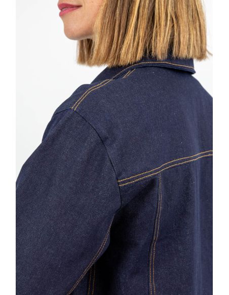 Modello di giacca in jeans e da lavoro Gold - I am patterns