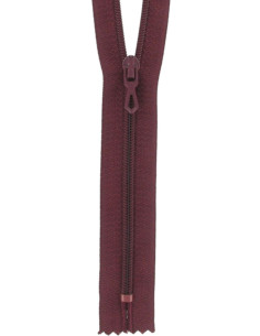 Cerniera lampo in nylon - Bordeaux