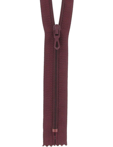 Cerniera lampo in nylon - Bordeaux