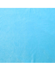 Tessuto velluto elasticizzato - Blu acqua 2