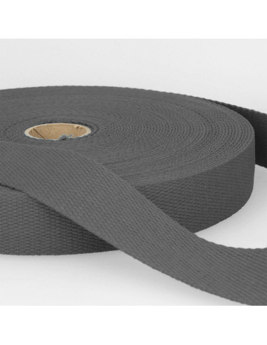 Cinghia in cotone per borse - Grigio