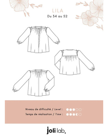 Modello di camicetta Lila - Joli Lab