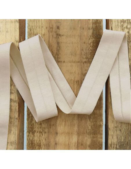 Bordino jersey cotone - Beige