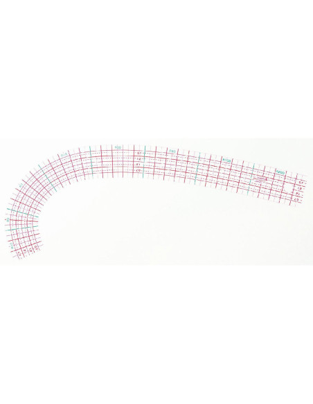Set di 3 righelli curvi Clover