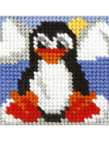 Kit telaio per bambini - Il pinguino