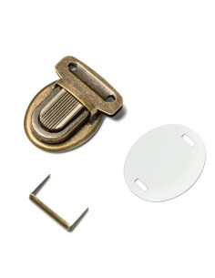 Chiusura per cartella - Ottone antico 2