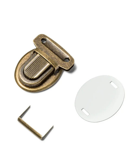 Chiusura per cartella - Ottone antico
