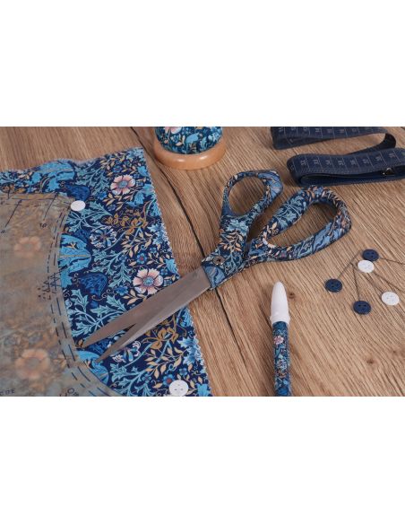Forbici da cucito 21,5 cm - Collezione fiori blu