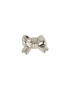 Pulsante in metallo nodo - Argento