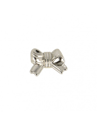Pulsante in metallo nodo - Argento