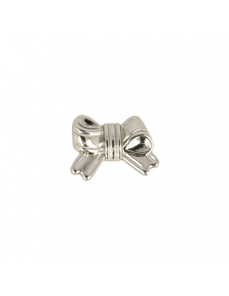 Pulsante in metallo nodo - Argento