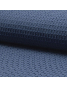 Tessuto a nido d'ape - Blu jeans