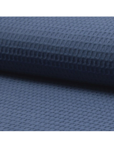 Tessuto a nido d'ape - Blu jeans