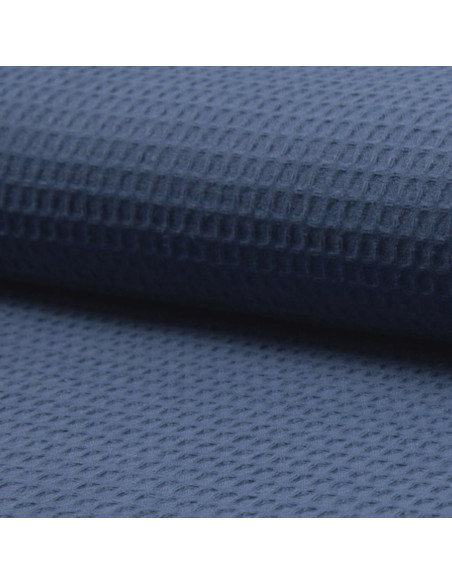 Tessuto a nido d'ape - Blu jeans