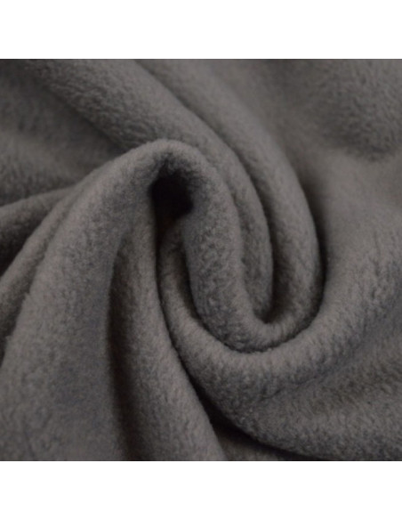 Tessuto in pile - Grigio antracite chiaro