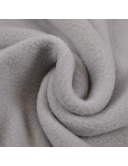 Tessuto in pile - Grigio topo