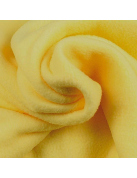 Tessuto in pile - Giallo pulcino