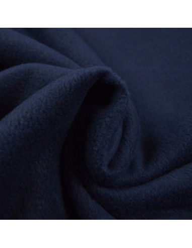 Tessuto in pile - Blu marino