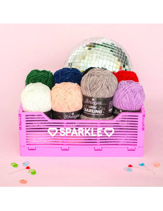Filato chenille Scheepjes Little Darling Sparkle