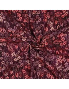 Tessuto viscosa batik Théa - Ciliegia