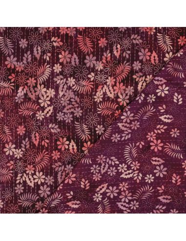 Tessuto viscosa batik Théa - Ciliegia
