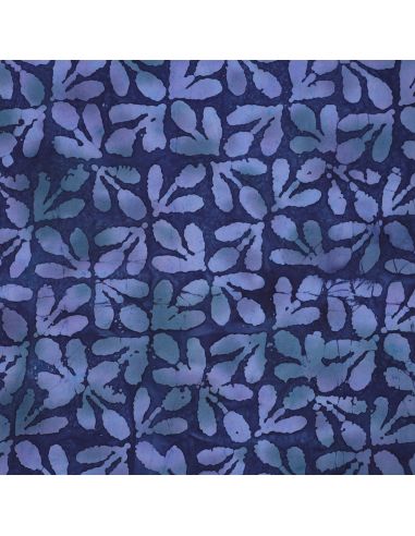 Tessuto viscosa batik Laguna - Blu marino