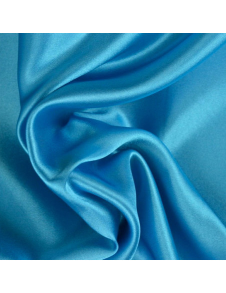 Fodera satinata deluxe - Blu oceano