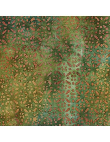 Tessuto viscosa batik Soléane - Verde