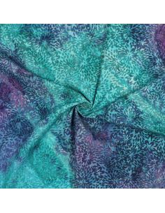 Tessuto viscosa batik Vaiana - Turchese
