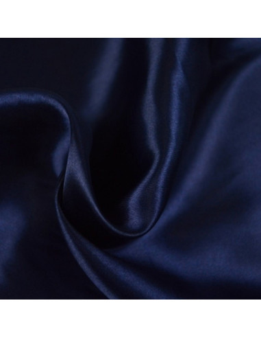 Fodera satinata deluxe - Blu marino