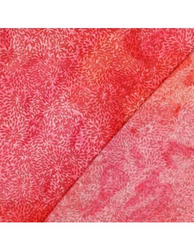 Tessuto viscosa batik Vaiana - Rosso