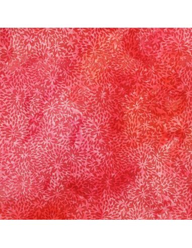 Tessuto viscosa batik Vaiana - Rosso