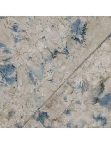 Tessuto cotone batik Solia - Beige