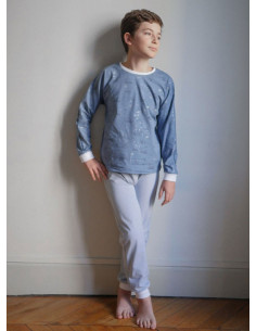 Modello di pigiama unisex Sacha - Ikatee