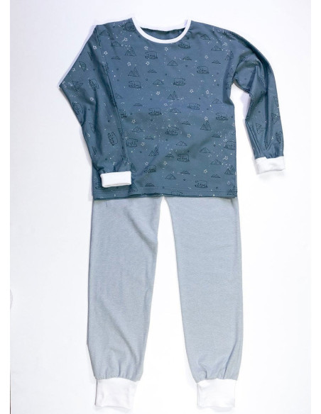 Modello di pigiama unisex Sacha - Ikatee