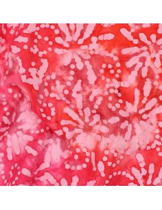 Tessuto cotone batik Orélia - Corallo 2