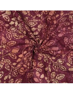 Tessuto cotone batik Méline - Ciliegia
