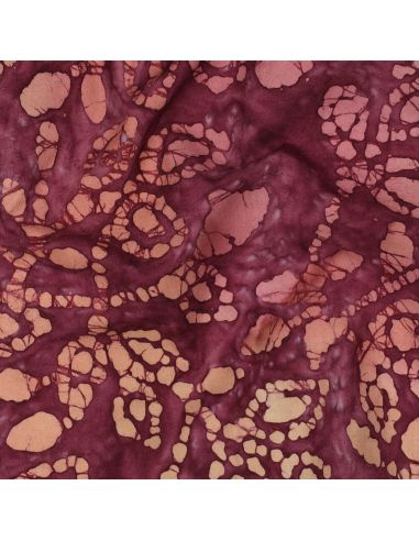 Tessuto cotone batik Méline - Ciliegia
