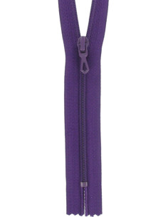Cerniera in nylon - Viola scuro