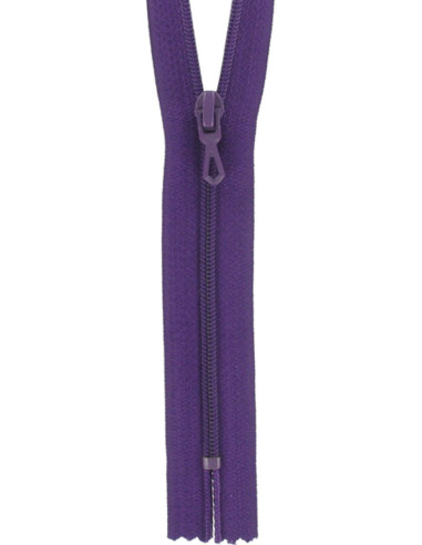 Cerniera in nylon - Viola scuro
