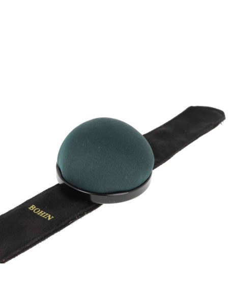 Bracciale regolabile Bohin per spilli - Verde abete