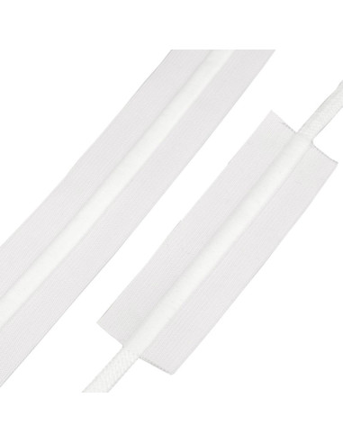 Elastico con cordoncino - Bianco