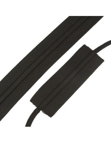 Elastico con cordoncino - Nero