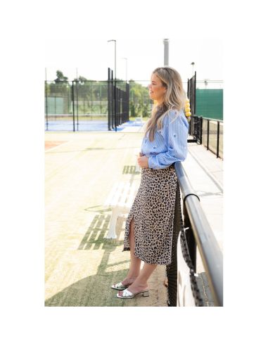 Tessuto viscosa lino Sauvage - Beige