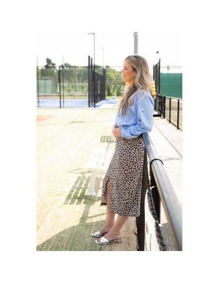 Tessuto viscosa lino Sauvage - Beige